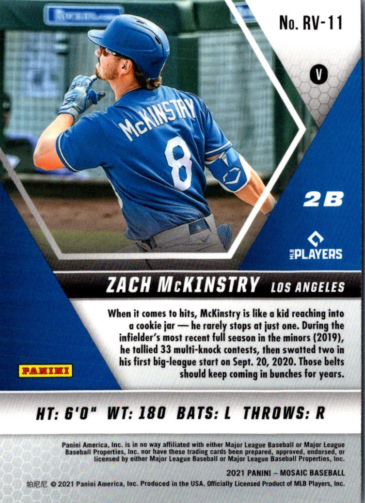 2021 Panini Mosaic Rookie Variations Zach McKinstry