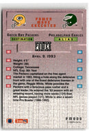 1993 Pro Set Power Update Moves Gold Reggie White