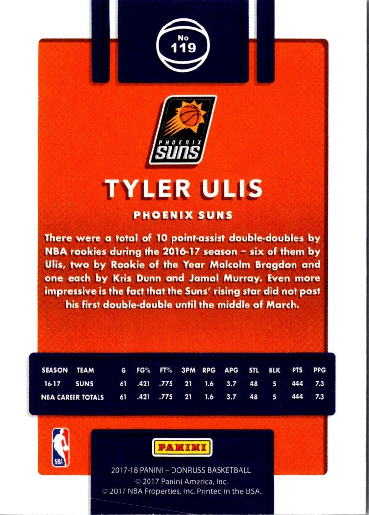 2017 Donruss Tyler Ulis