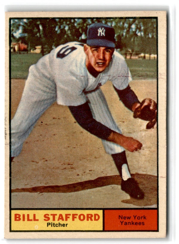 1961 Topps Bill Stafford #213 Rookie