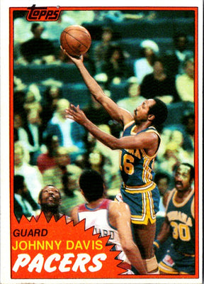 1981 Topps Johnny Davis #16
