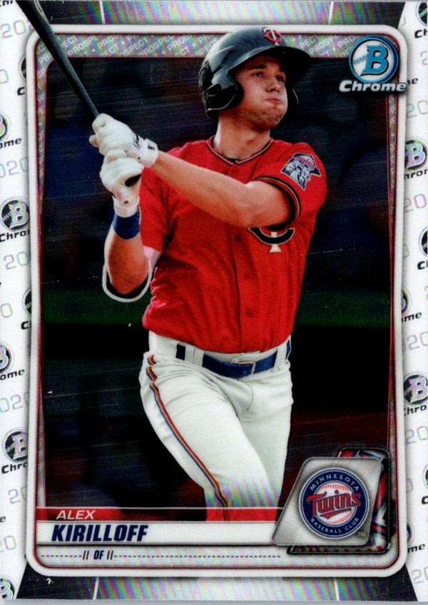 2020 Bowman Chrome Prospects Alex Kirilloff #BCP-151