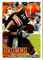 2010 Topps Carlton Mitchell #192 Rookie