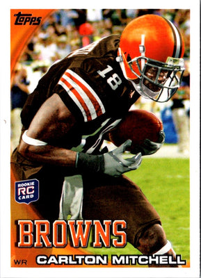 2010 Topps Carlton Mitchell #192 Rookie