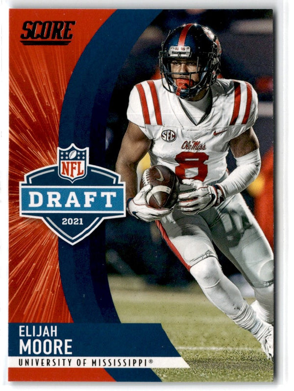 2021 Score NFL Draft Elijah Moore #D13