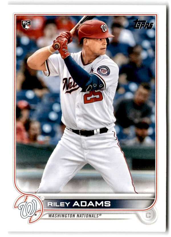 2022 Topps Riley Adams #158 Rookie