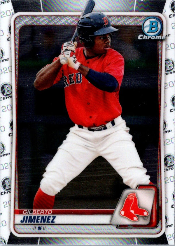 2020 Bowman Draft Chrome Gilberto Jimenez #BD-137