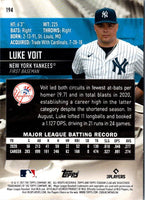 2021 Stadium Club Luke Voit #194
