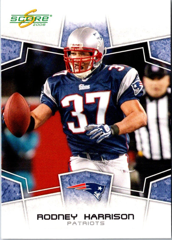 2008 Score Rodney Harrison #190