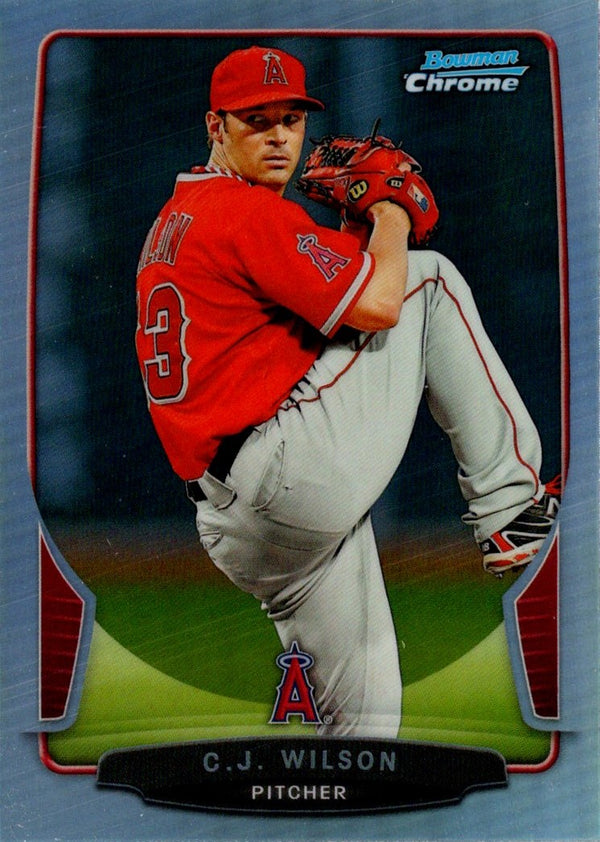 2013 Bowman Chrome C.J. Wilson #26 Refractor