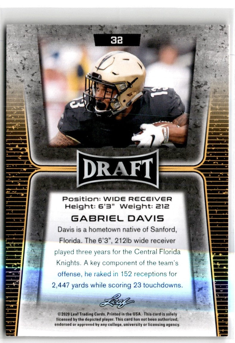 2020 Leaf Draft Gabriel Davis