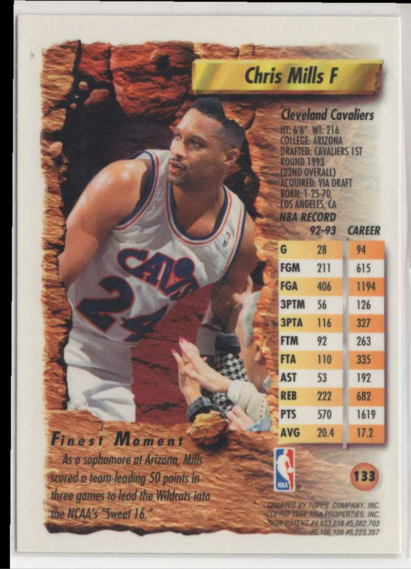 1994 Topps Chris Mills