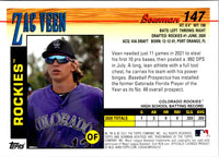 2021 Bowman Heritage Zac Veen #147