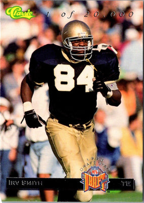 1993 Classic Draft Stars Irv Smith #DS11