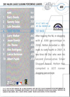 2002 Topps Ten Todd Helton #65