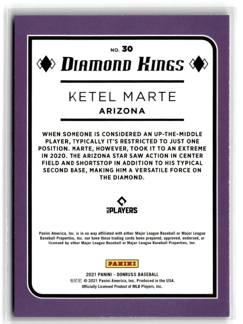 2021 Donruss Ketel Marte