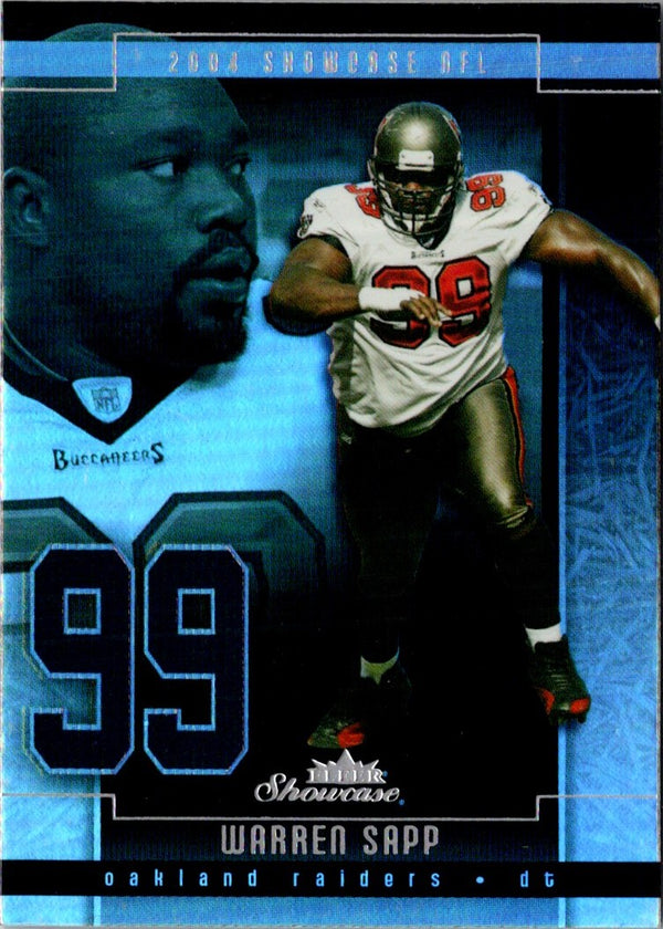 2004 Fleer Showcase Warren Sapp #72