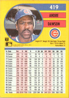 2018 Fleer Andre Dawson #419