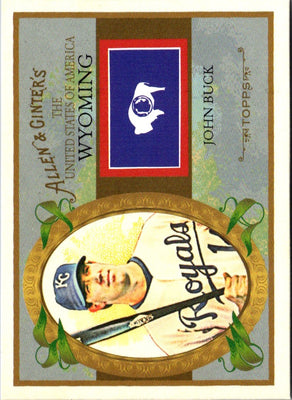 2008 Topps Allen & Ginter United States John Buck #US50