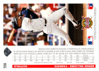 1992 Upper Deck Gold Hologram Bernie Williams #556