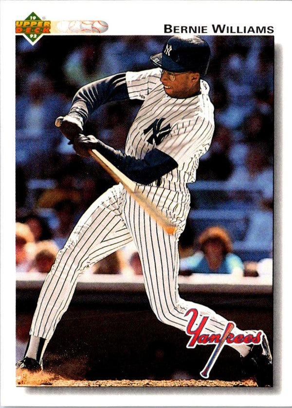 1992 Upper Deck Gold Hologram Bernie Williams #556