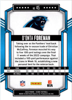 2023 Score D'Onta Foreman #45