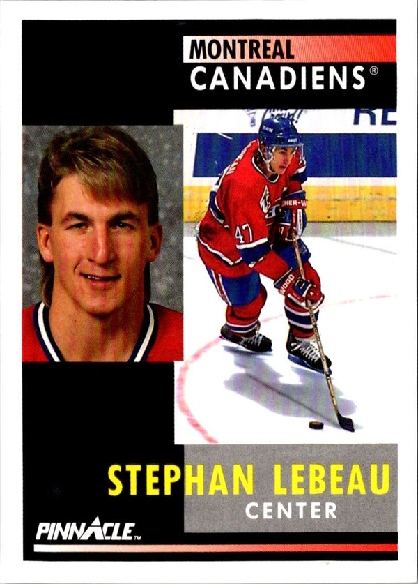 1991 Pinnacle Stephan Lebeau #139