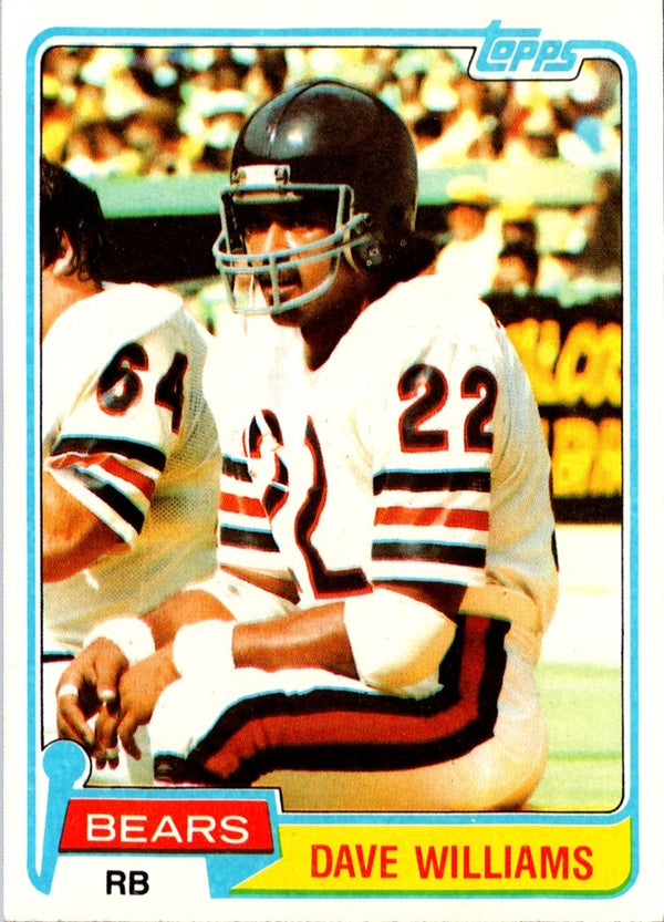 1981 Topps Dave Williams #193 Rookie