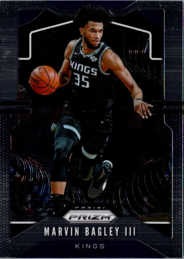 2019 Panini Prizm Prizms Blue Marvin Bagley III #121