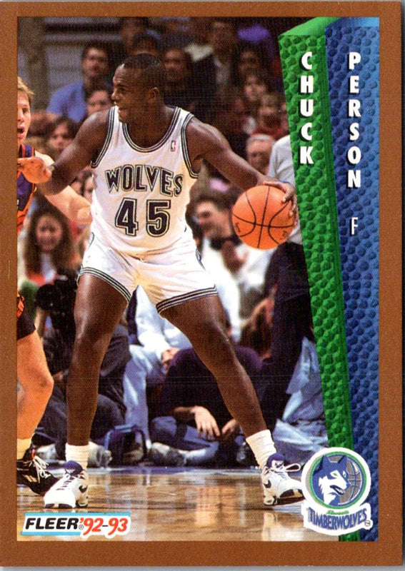 1992 Fleer Chuck Person #381