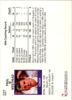 1991 Hoops Paul Westhead #227
