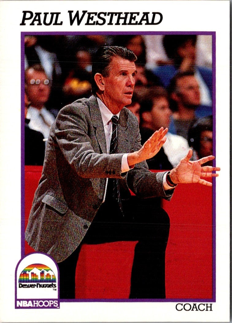 1991 Hoops Paul Westhead