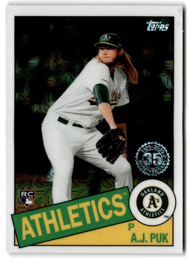 2020 Topps Update 1985 Chrome Silver Pack A.J. Puk #CPC-21