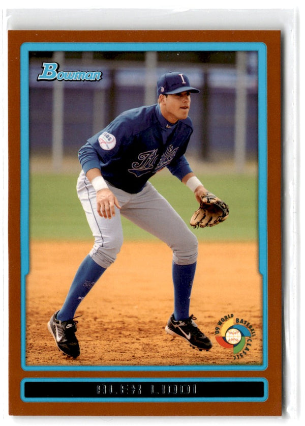 2009 Bowman WBC Prospects Orange Alex Liddi #BW13 101/250