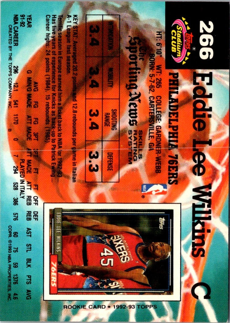 1992 Stadium Club Members Only Eddie Lee Wilkins