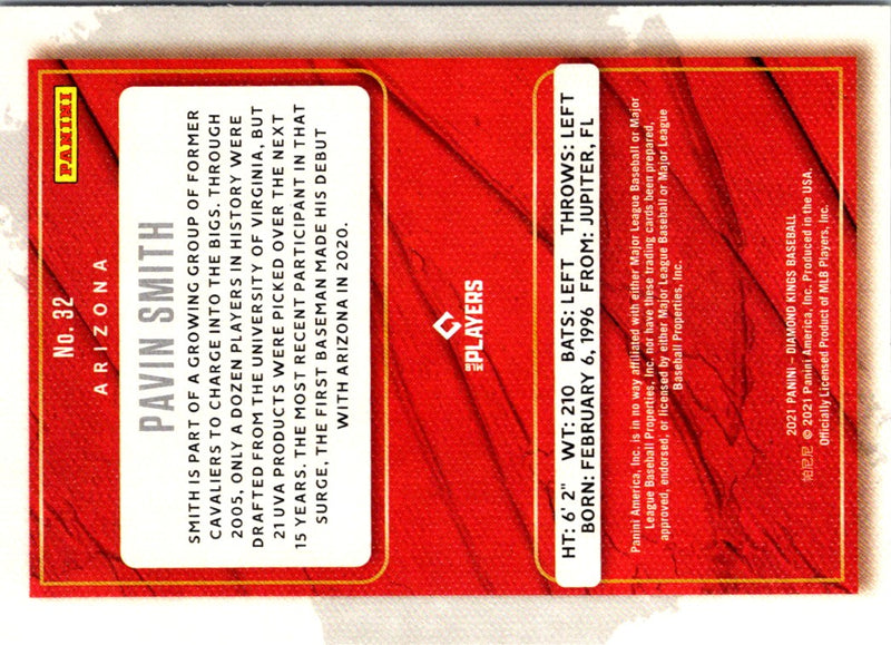 2021 Panini Diamond Kings Red Frame Pavin Smith