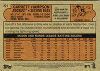 2021 Topps Heritage Red Garrett Hampson #221