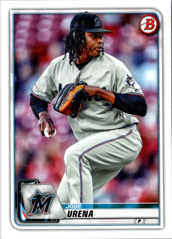 2020 Bowman Jose Urena #60