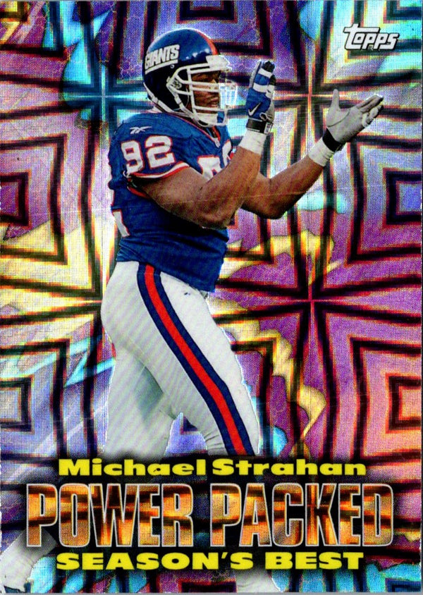 1999 Topps Season's Best Michael Strahan #SB18