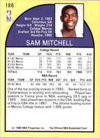 1990 Hoops Sam Mitchell #188 Rookie