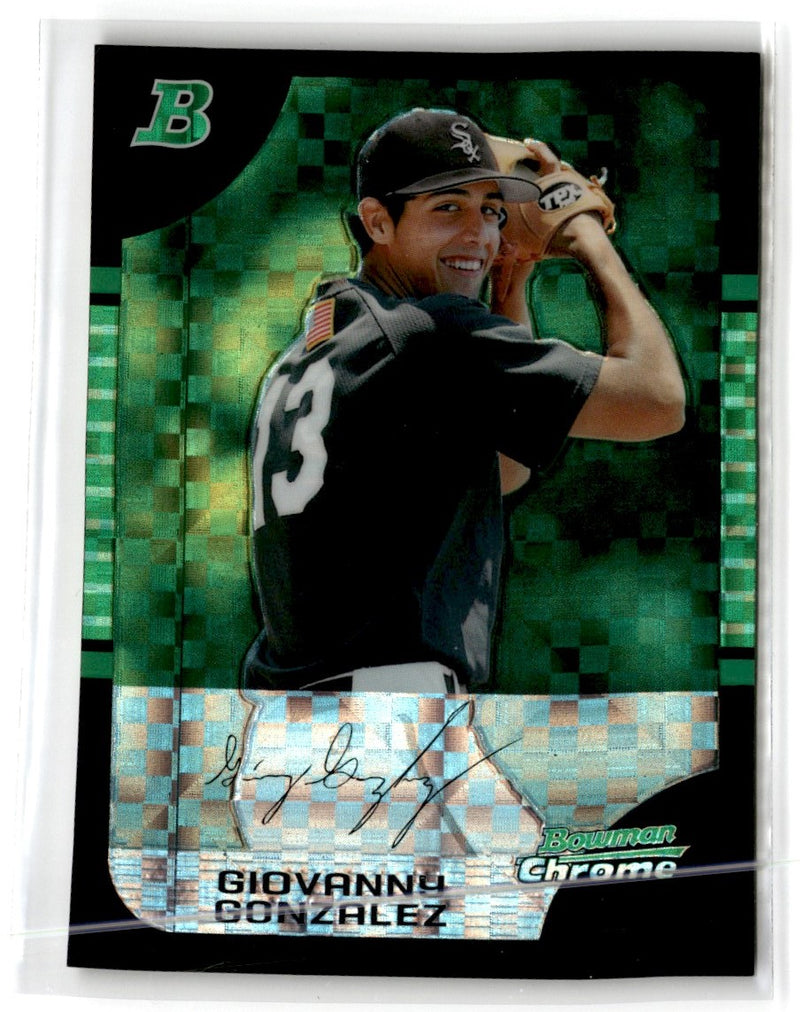 2005 Bowman X Fractor Gio Gonzalez