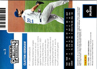 2021 Panini Contenders Blue Clayton Kershaw #3
