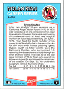 1992 Donruss Coca-Cola Nolan Ryan Nolan Ryan