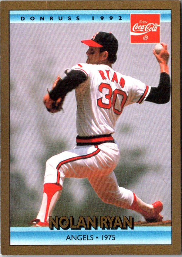 1992 Donruss Coca-Cola Nolan Ryan Nolan Ryan #9