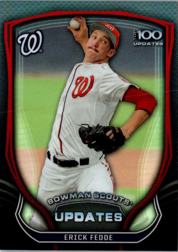 2015 Bowman Chrome Scouts Update Erick Fedde #BSU-EF