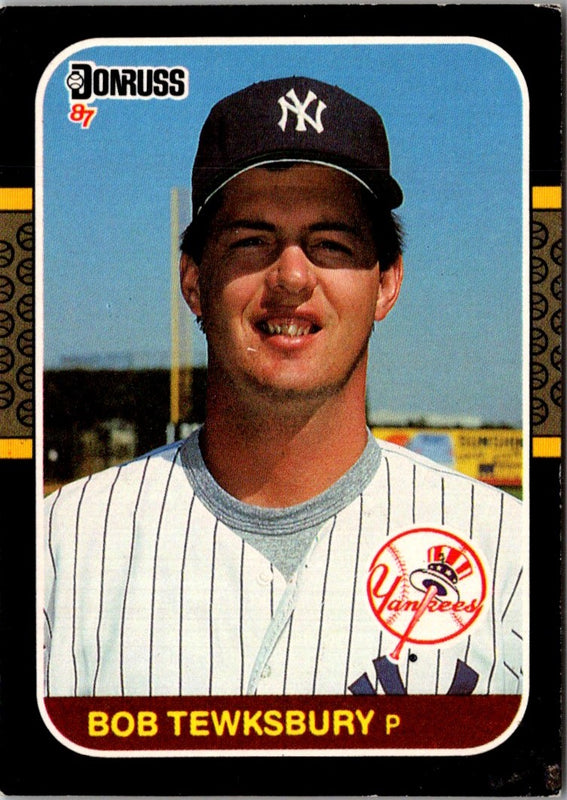 1987 Donruss Bob Tewksbury #422 Rookie