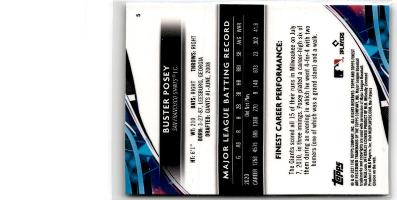 2021 Finest Buster Posey