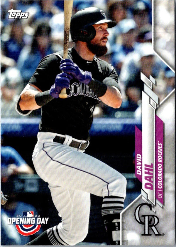 2020 Topps Opening Day David Dahl #52