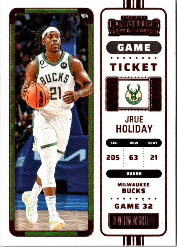 2022 Panini Contenders Ticket Jrue Holiday #49