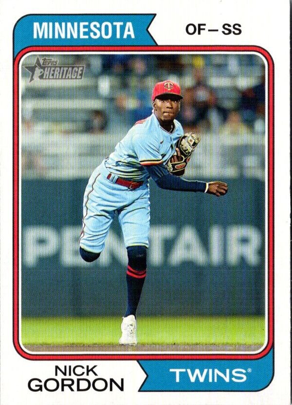 2023 Topps Heritage Nick Gordon #158